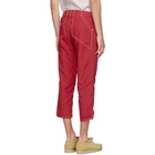 Eckhaus Latta Red Blunt Trousers