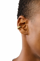 Diesel Gold-Tone Stainless Steel Cuff Earring - Ear Cuffs - Unisex - Gold
