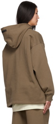 Essentials Brown Relaxed Hoodie