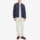 Sunspel Men's Denim Jacket in Denim Rinse Wash