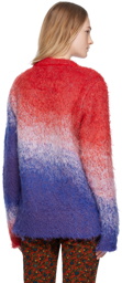 ERL Blue & Red Gradient Sweater