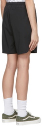 Dime Black Polyester Shorts