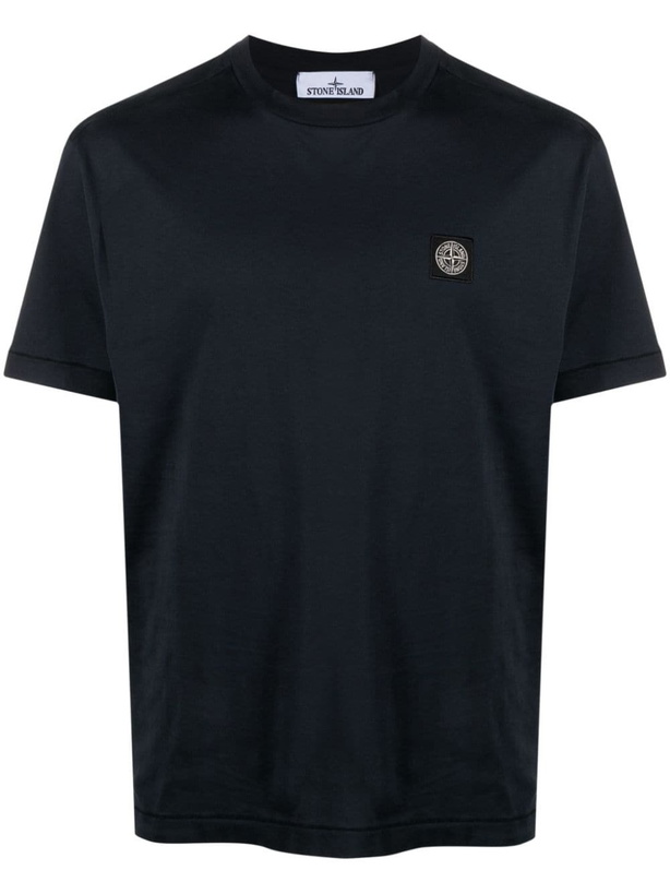 Photo: STONE ISLAND - Logo Cotton T-shirt