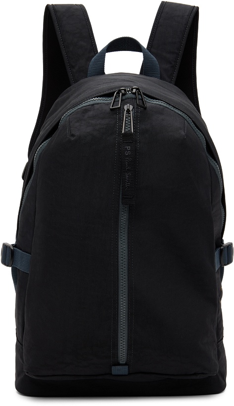 Photo: PS by Paul Smith Black Happy Backpack