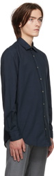 Massimo Alba Black Genova Shirt