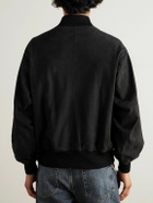 A.PRESSE - Nubuck Bomber Jacket - Black
