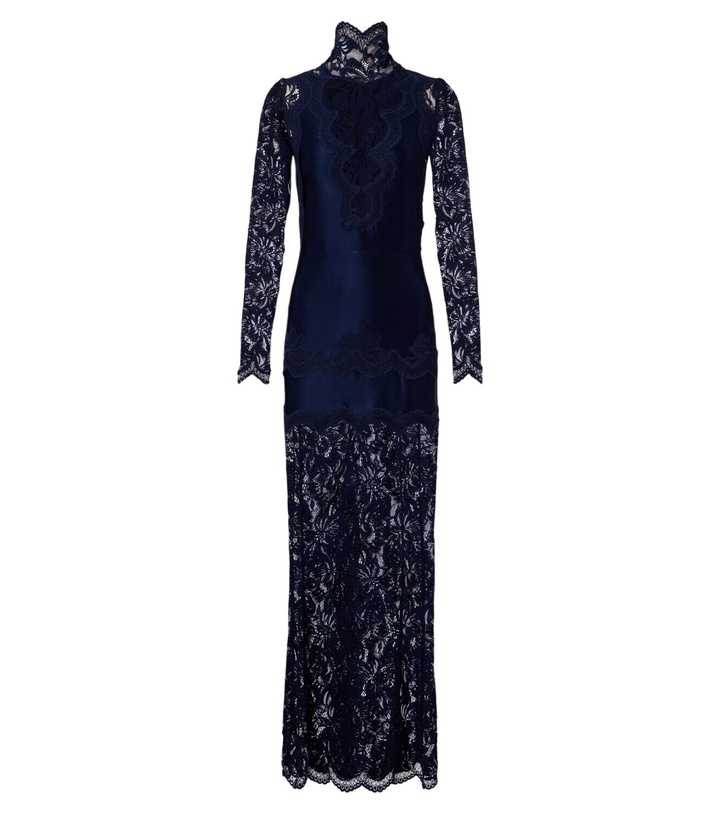 Photo: Rabanne Lace high neck maxi dress