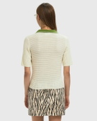 CLOSED SHORT SLEEVE POLO CARDIGAN Beige Womens Top