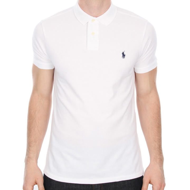 Photo: Slim Fit Polo - White