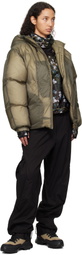ROA Taupe Smooth Down Jacket