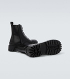 Balenciaga Combat Strike leather combat boots