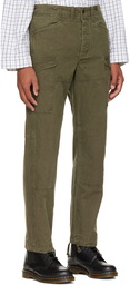 RRL Khaki Paneled Cargo Pants