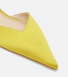 Victoria Beckham Victoria satin slingback flats