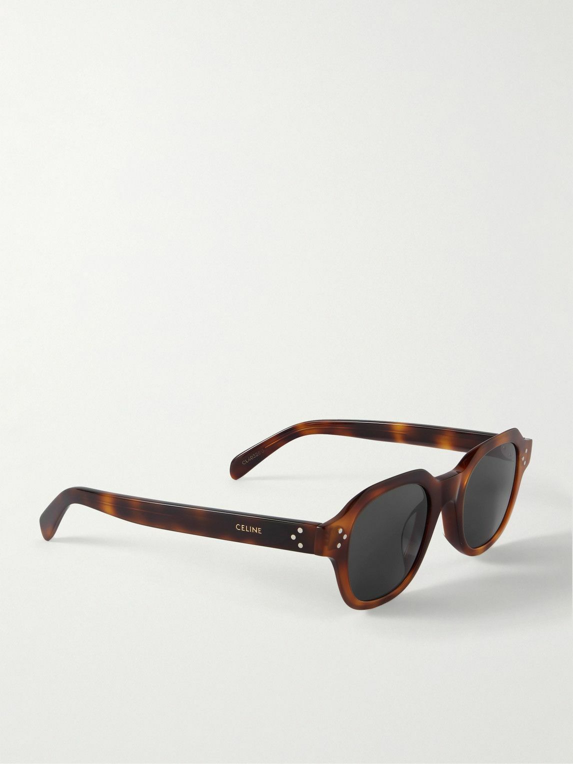 CELINE - Square-Frame Tortoiseshell Acetate Sunglasses