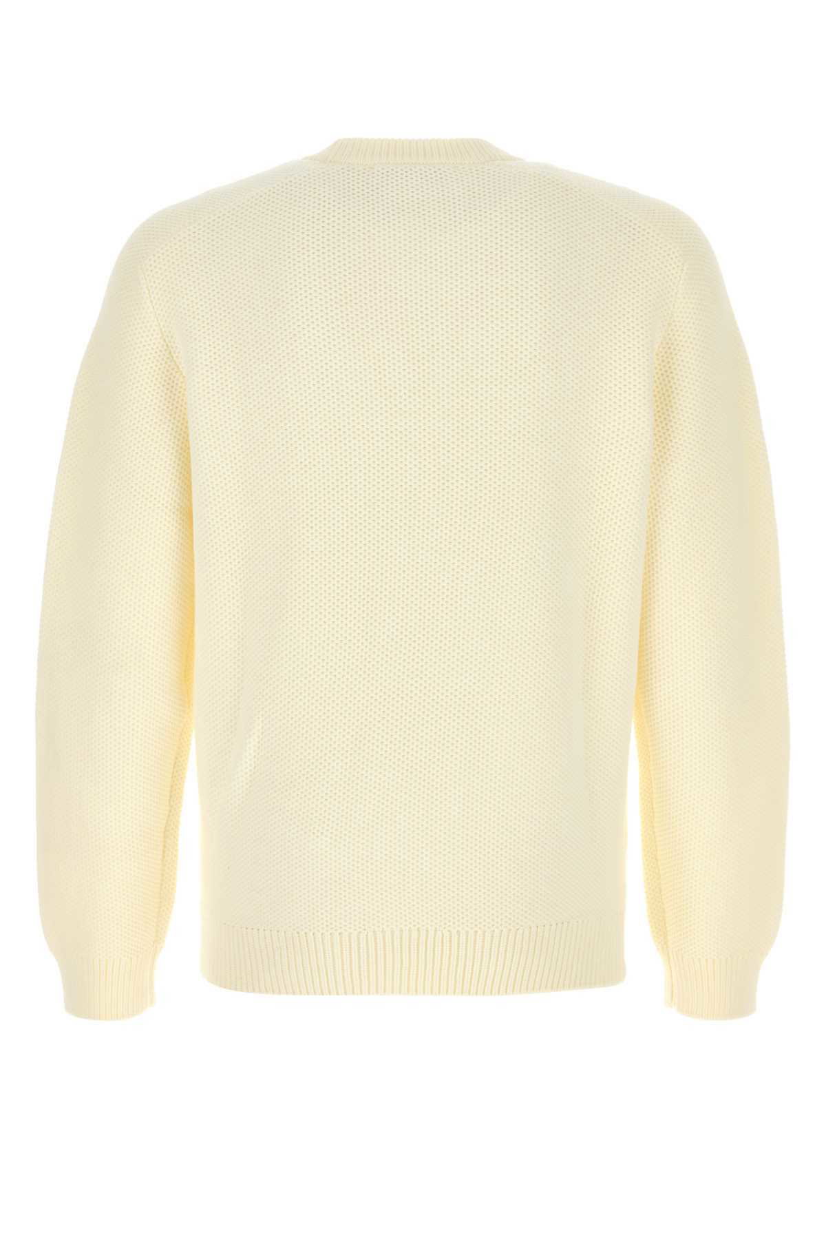 スウェット・トレーナー Maison Kitsune Ivory Cotton Blend Sweater Maison Kitsuné Ivory Cotton Blend Sweater Maison Kitsune