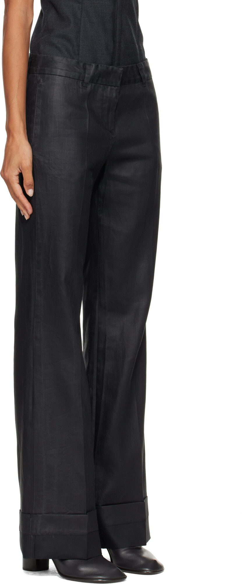 OUR LEGACY Black Hip Trousers
