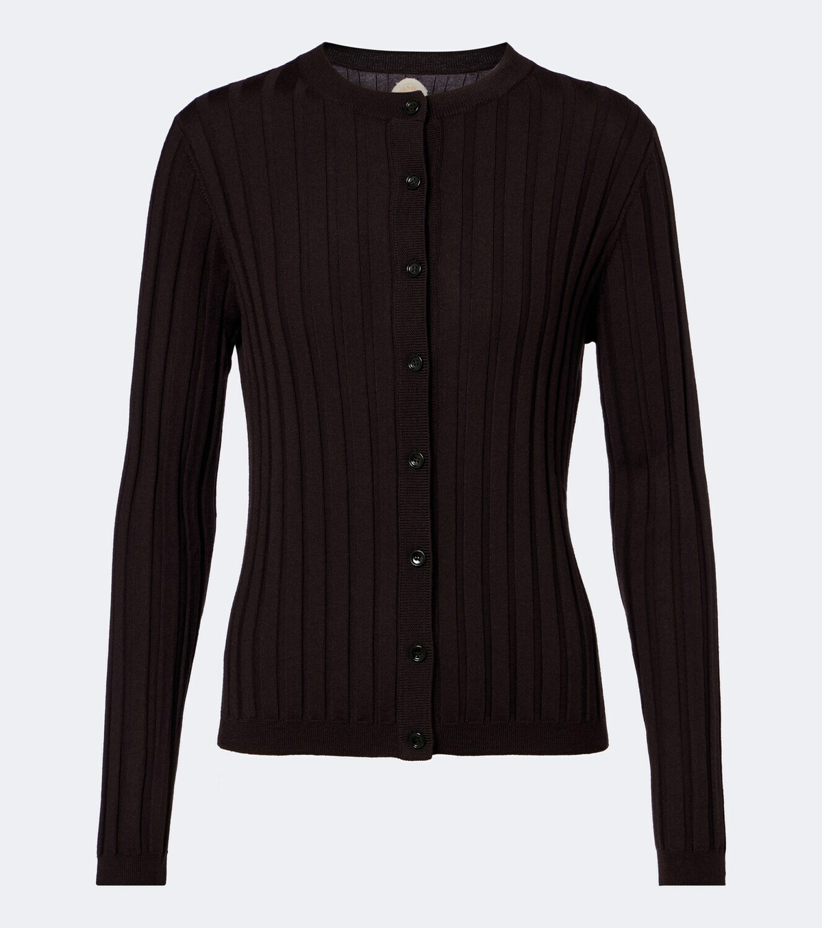 Jardin des Orangers Ribbed-knit virgin wool cardigan