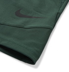 Nike Training - Pro Flex Rep 2.0 Logo-Print Dri-FIT Shorts - Green