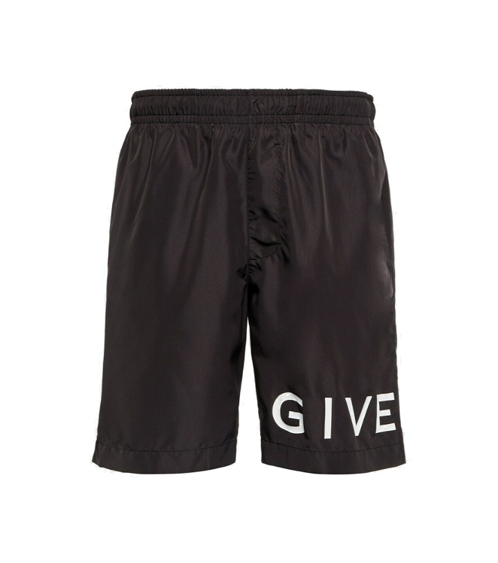 Photo: Givenchy - Logo swim trunks