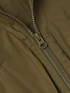 SAIF UD DEEN - Holster Panelled Cotton-Blend Canvas Overshirt - Green