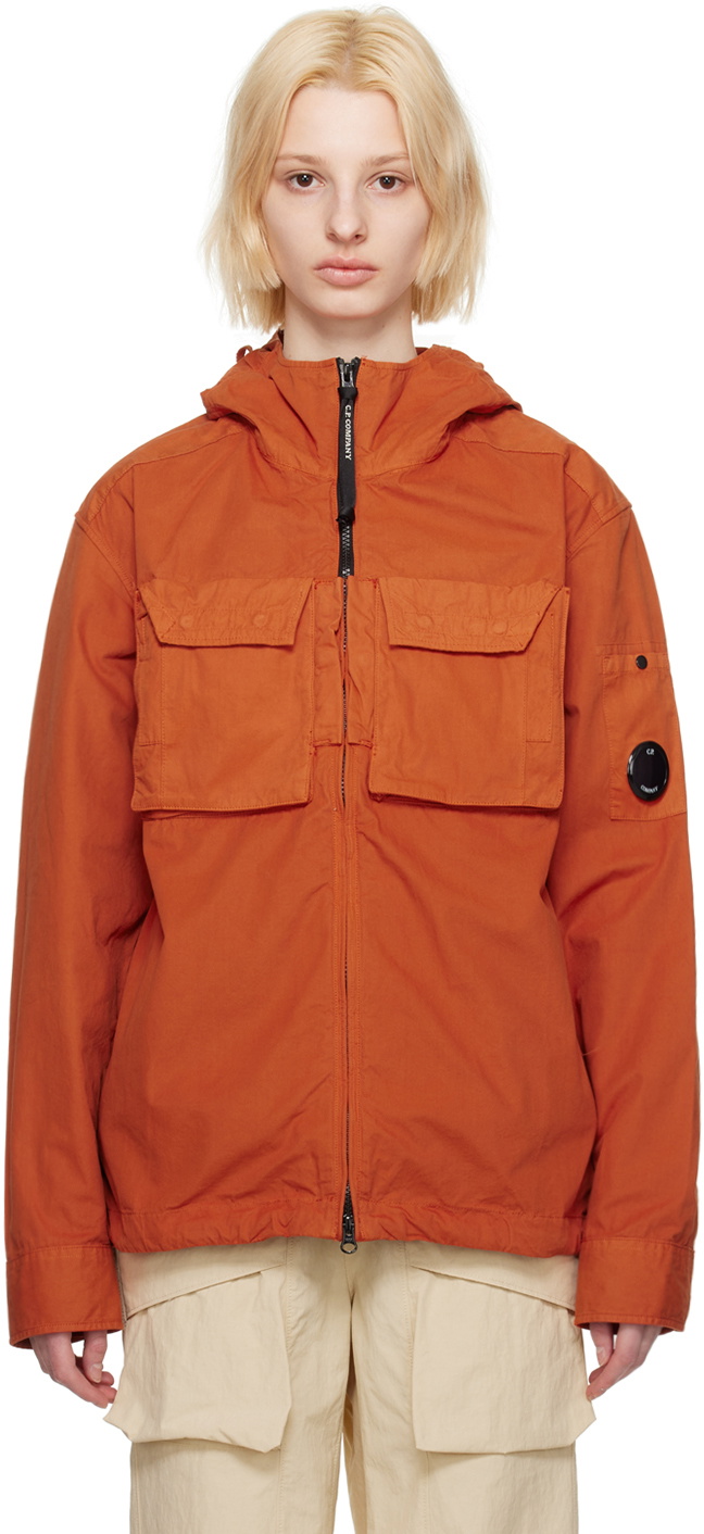 C.P. Company Orange Popeline Jacket