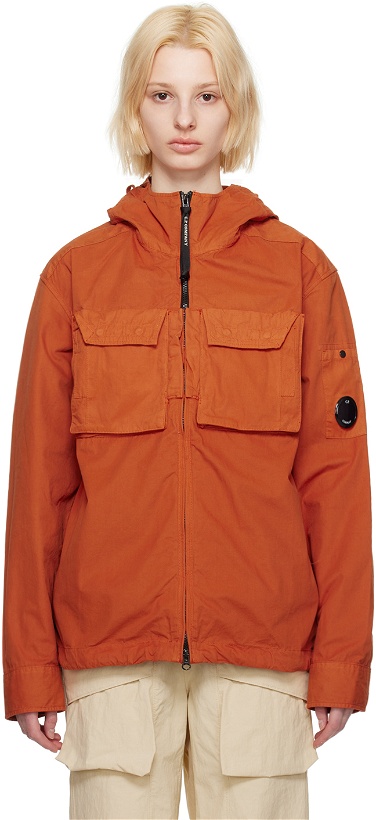 Photo: C.P. Company Orange Popeline Jacket