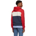 Levis Red Colorblock Logo Hoodie