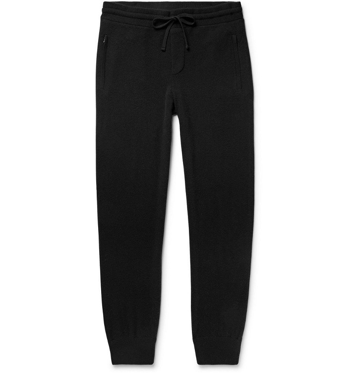 Photo: James Perse - Tapered Baby Cashmere Sweatpants - Men - Black