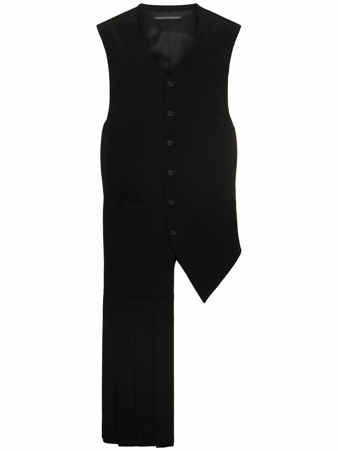 YOHJI YAMAMOTO Pleated Vest Yohji Yamamoto