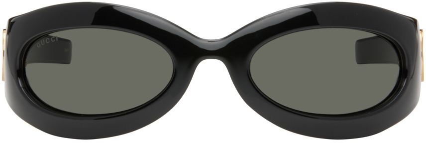 Gucci Black Oval Sunglasses Gucci