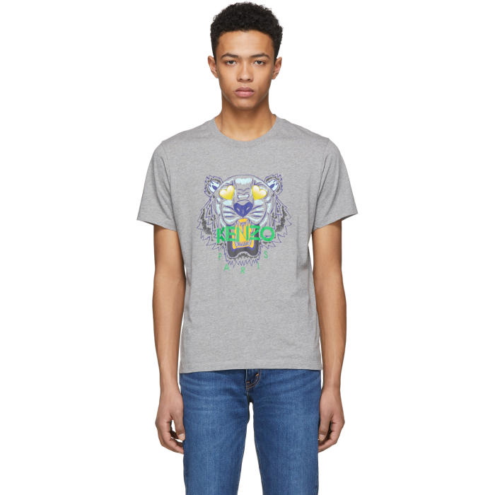 Photo: Kenzo Grey Limited Edition Classic Tiger T-Shirt