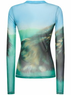 JW ANDERSON Sheer Long Sleeve Underpinning Top