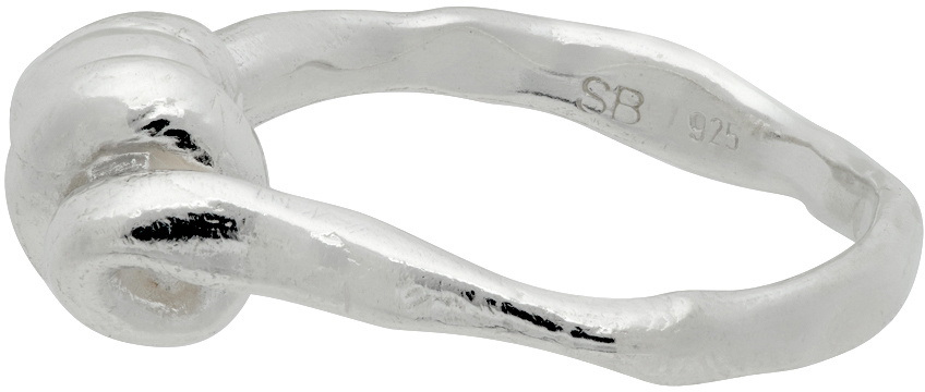 Sepp Ring Seb Brown Silver Swirl Ring Seb Brown
