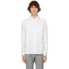 Z Zegna White Cotton and Silk Shirt