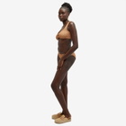 Hunza G Women's Hallie Covered Hoop Bikini in Metallic Cocoa 
