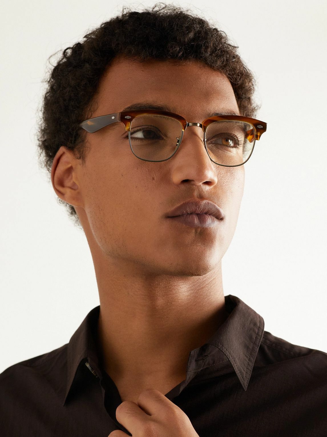 Brunello Cucinelli - Oliver Peoples Capannelle D-Frame Acetate and ...