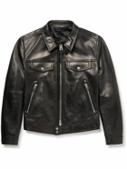TOM FORD - Nappa Leather Blouson Jacket - Black