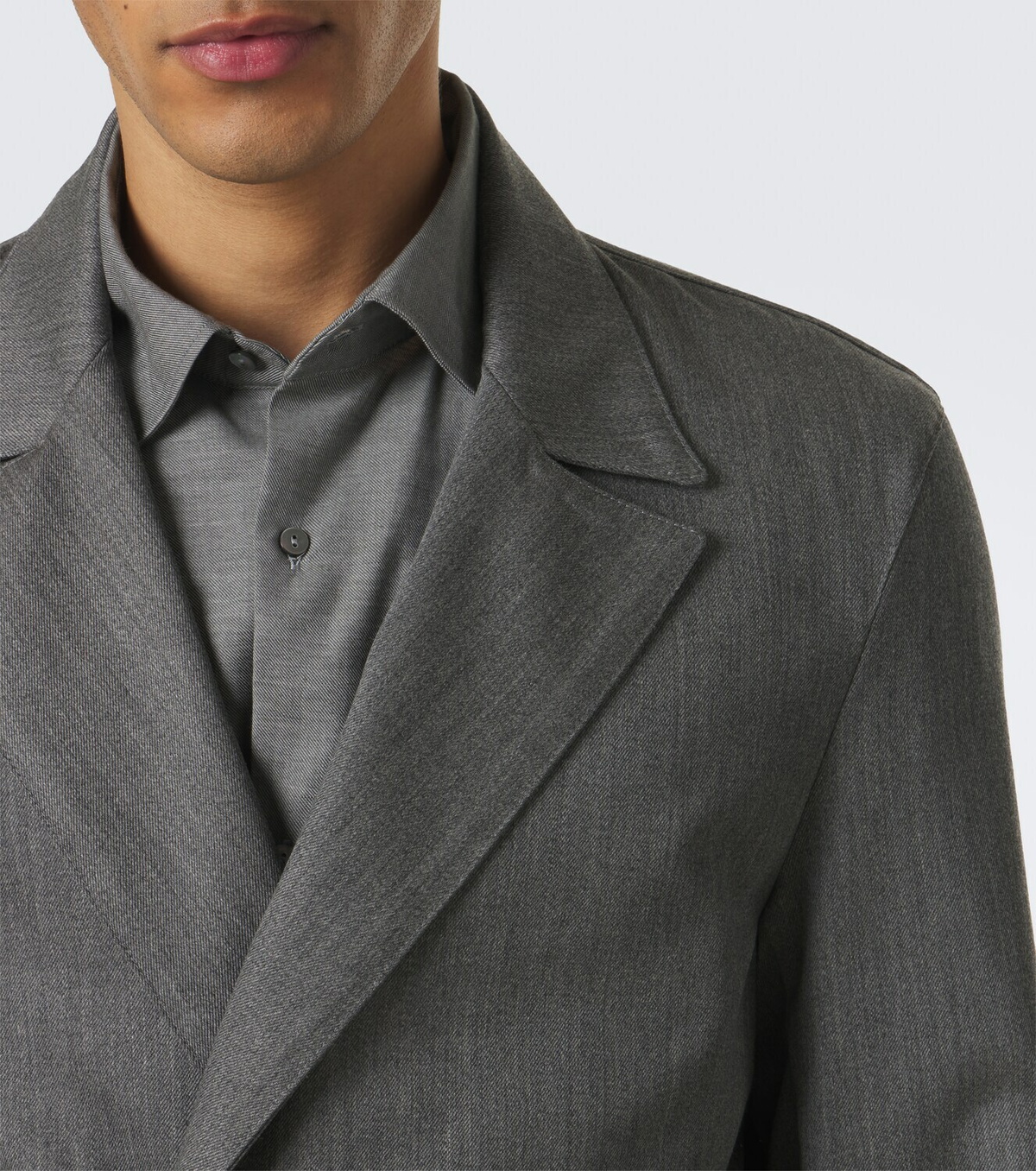 Stòffa Double-breasted wool blazer