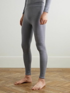 Falke - Printed Virgin Wool-Blend Ski Tights - Gray