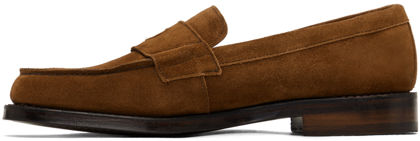 Drake's Brown Charles Penny Loafers