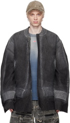 Diesel Gray D-Weltik-FSC Denim Jacket