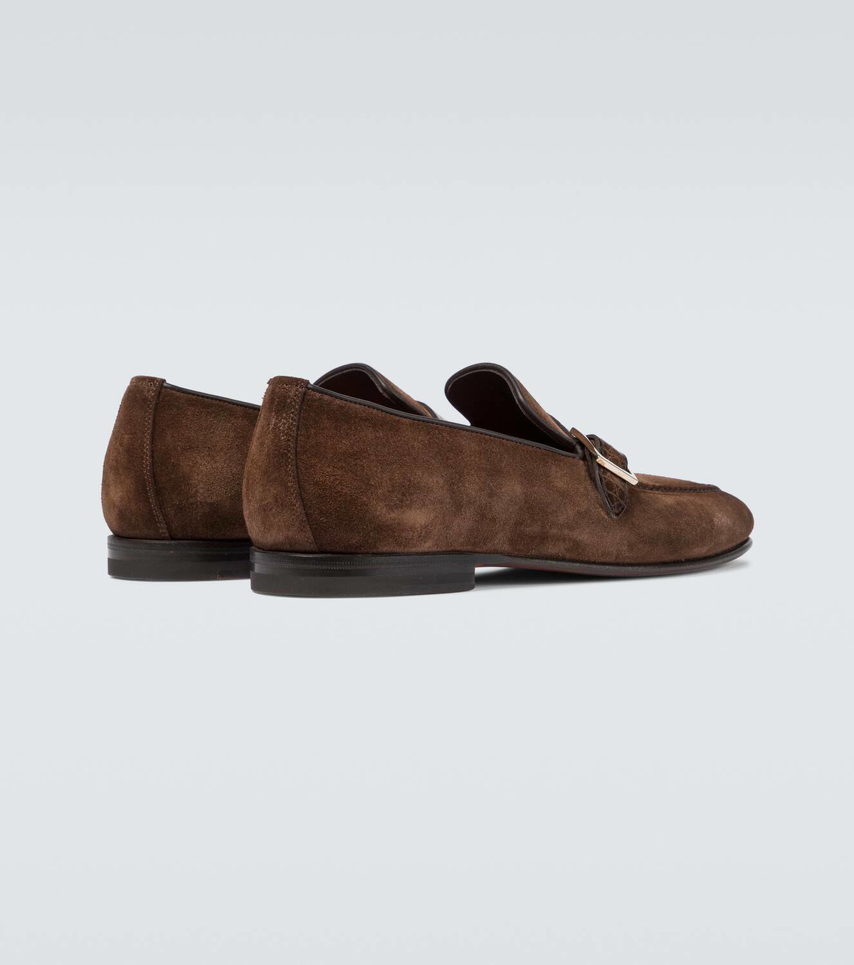 Santoni Pamesa suede loafers
