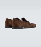 Santoni Pamesa suede loafers
