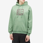 PACCBET Men's Washed Logo Pullover Hoodie in Khaki