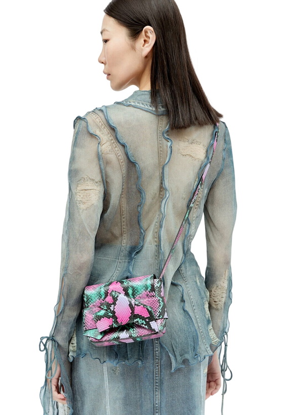 Photo: Acne Studios Snake Embossed Shoulder Bag
