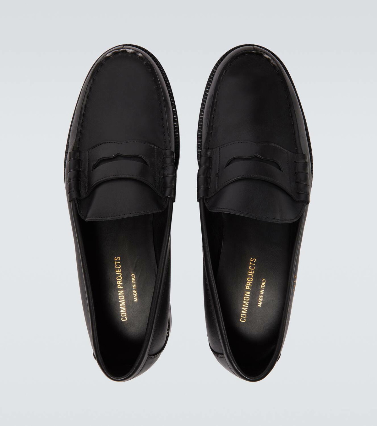 Common Projects Leather penny loafers