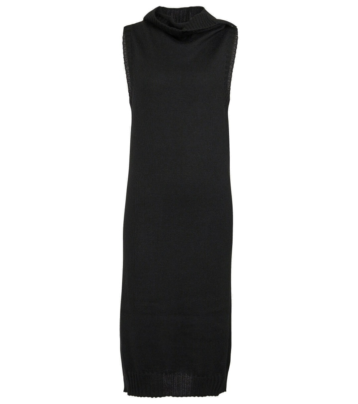 Photo: Ann Demeulemeester - Alice alpaca, wool and cashmere knit minidress