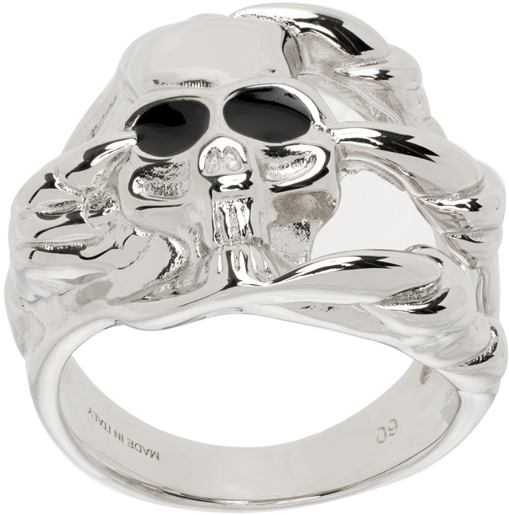 Photo: Givenchy Silver G Skull Ring