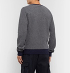 Officine Generale - Striped Wool and Cashmere-Blend Sweater - Gray