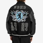Neighborhood Men's Stadium Jacket in Black×White